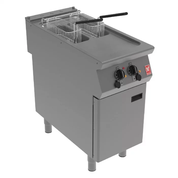 Falcon F900 Twin Pan, Twin Basket Electric Fryer on Feet E9342 - Image 1
