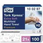 Tork Xpress Extra-Soft Multi-Fold Hand Towels 2-Ply (Pack of 2100) - Image 2
