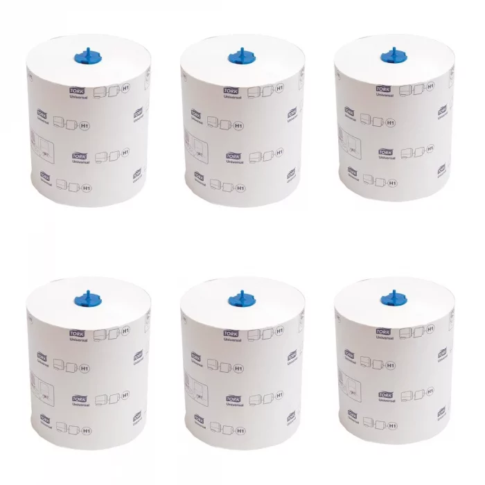 Tork Matic Extra-Long Hand Towel Rolls 1-Ply 280m (Pack of 6) - Image 5