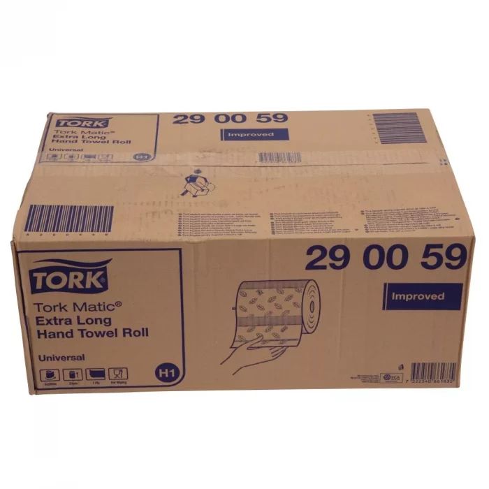 Tork Matic Extra-Long Hand Towel Rolls 1-Ply 280m (Pack of 6) - Image 6