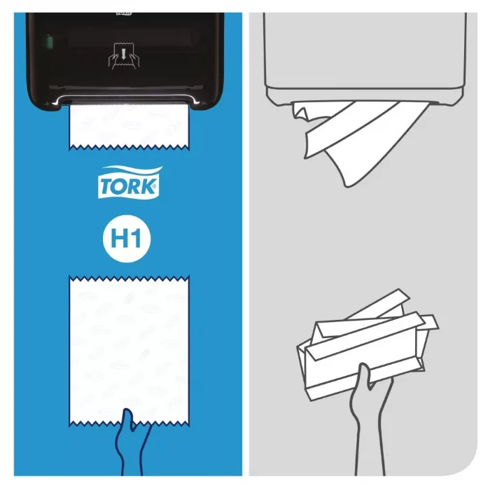 Tork Advanced Hand Towel Rolls 2-Ply 150m (Pack of 6) - Image 3