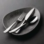 Churchill Studio Prints Raku Triangular Plates Quartz Black 356mm (Pack of 6) - Image 3
