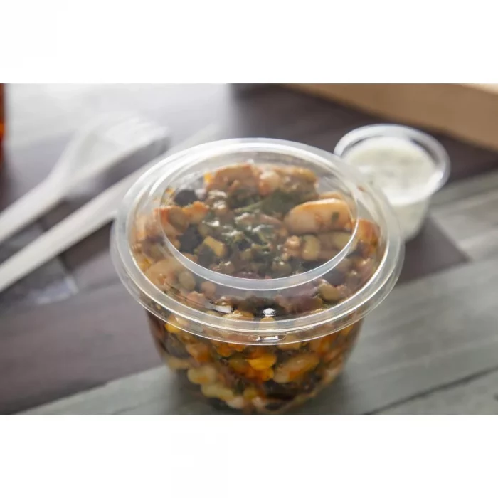 Faerch OHCO 95mm Recyclable Deli Pot Lids 8oz / 12oz / 16oz (Pack of 1800) - Image 6
