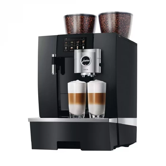 Jura Giga X8c Mains Fill Bean to Cup Coffee Machine Black - Image 1