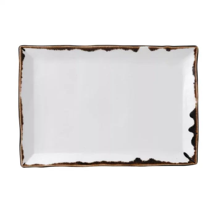 Dudson Harvest Rectangular Trays Natural 192 x 284mm (Pack of 6) - Image 1