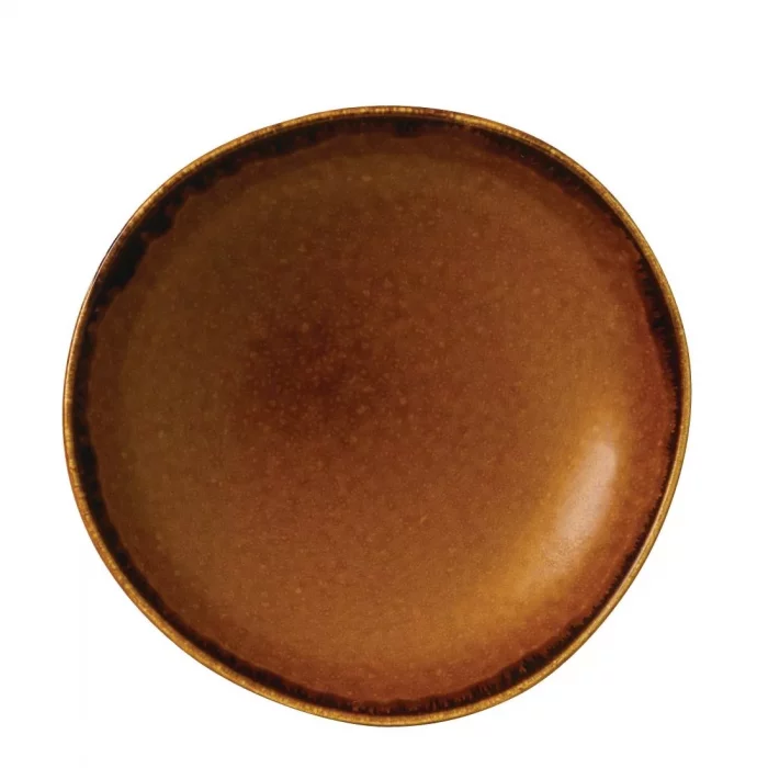 Dudson Harvest Trace Organic Bowls Brown 253mm (Pack of 12) - Image 1