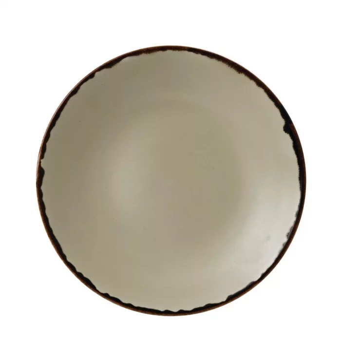 Dudson Harvest Deep Coupe Plates Linen 255mm (Pack of 12) - Image 1