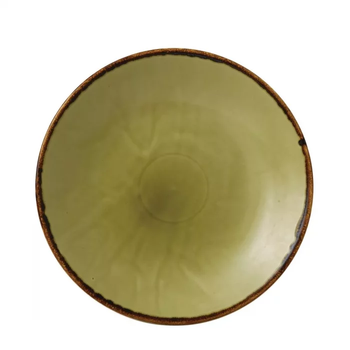 Dudson Harvest Deep Coupe Plates Green 281mm (Pack of 12) - Image 1
