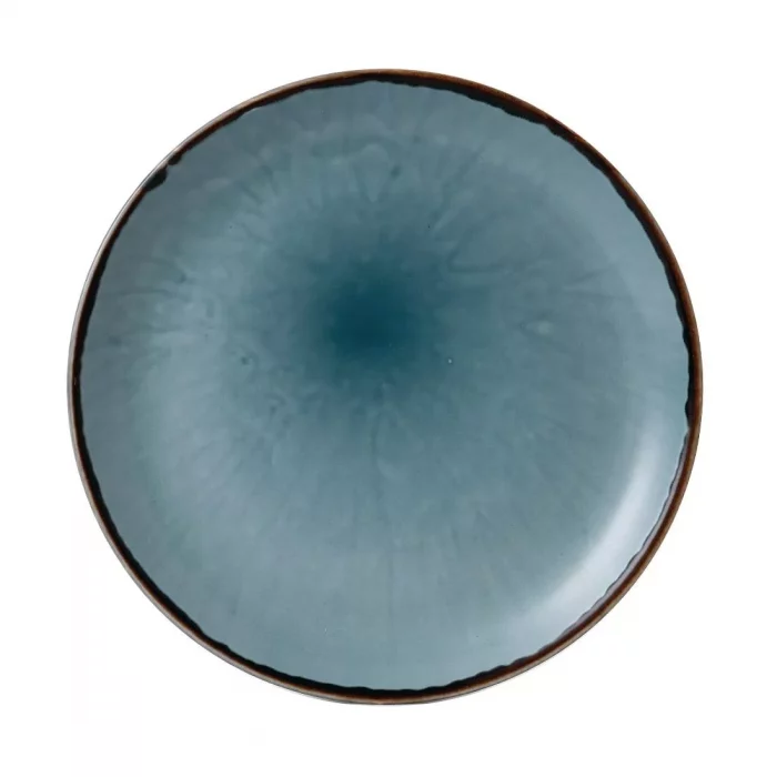Dudson Harvest Evolve Coupe Plates Blue 288mm (Pack of 12) - Image 1