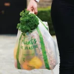 Vegware Compostable PLA Carrier Bags Medium (Pack of 500) - Image 2