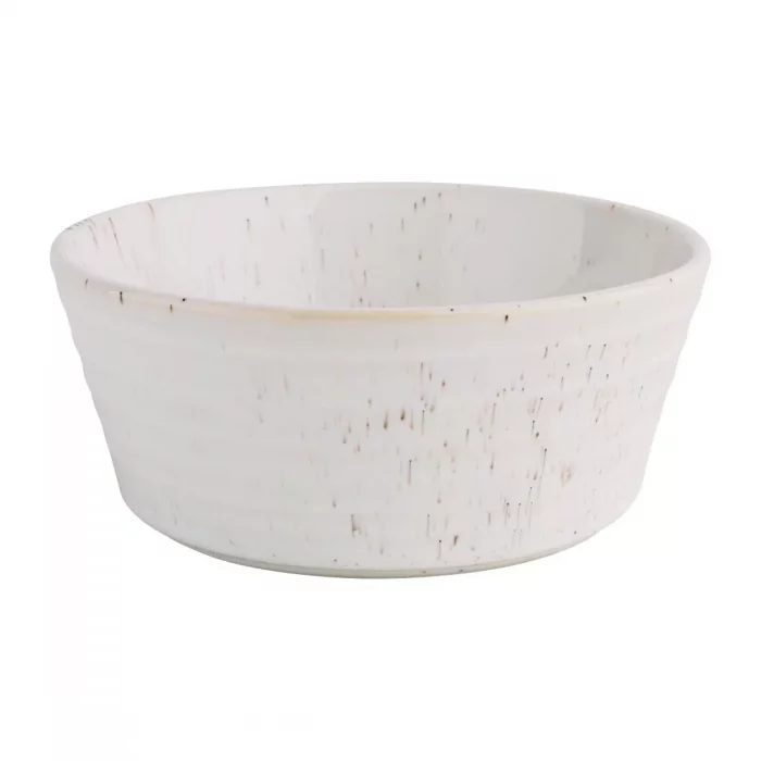 Olympia Cavolo Serve Like A Pro 18-Piece White Speckle Dinner Set - Image 2