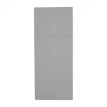 Fiesta Recyclable Premium Tablin Dinner Napkin Grey 48x40cm Airlaid Pocket Fold (Pk 400)