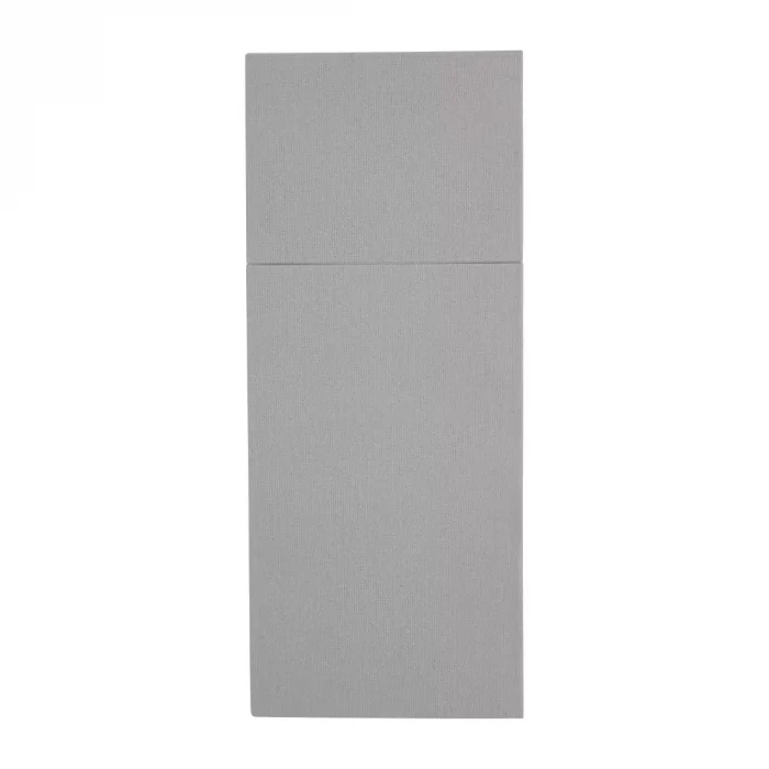Fiesta Recyclable Premium Tablin Dinner Napkin Grey 48x40cm Airlaid Pocket Fold (Pk 400) - Image 1