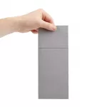 Fiesta Recyclable Premium Tablin Dinner Napkin Grey 48x40cm Airlaid Pocket Fold (Pk 400) - Image 3
