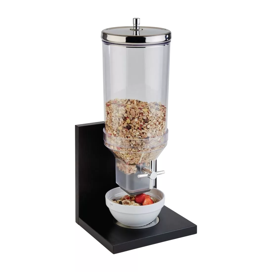 fj656_1.jpg APS Single Cereal Dispenser with Black Base 4.5Ltr - Image 1