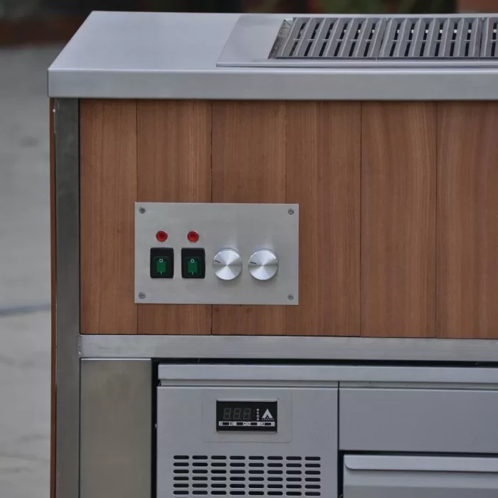 Synergy Grill Outdoor Cook Station 900 with Adande Drawer Fridge - Image 4