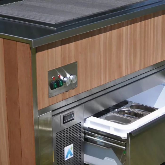 Synergy Grill Outdoor Cook Station 900 with Adande Drawer Fridge - Image 5