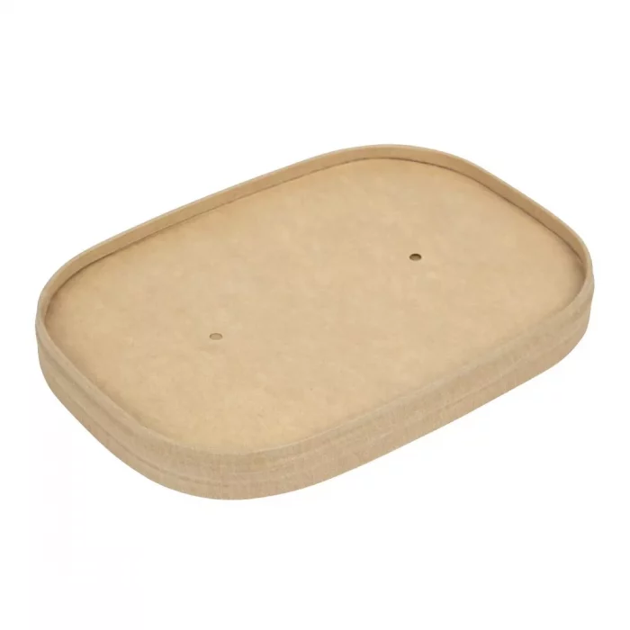 Colpac Stagione Microwavable Paperboard Food Box Lids (Pack of 300) - Image 1