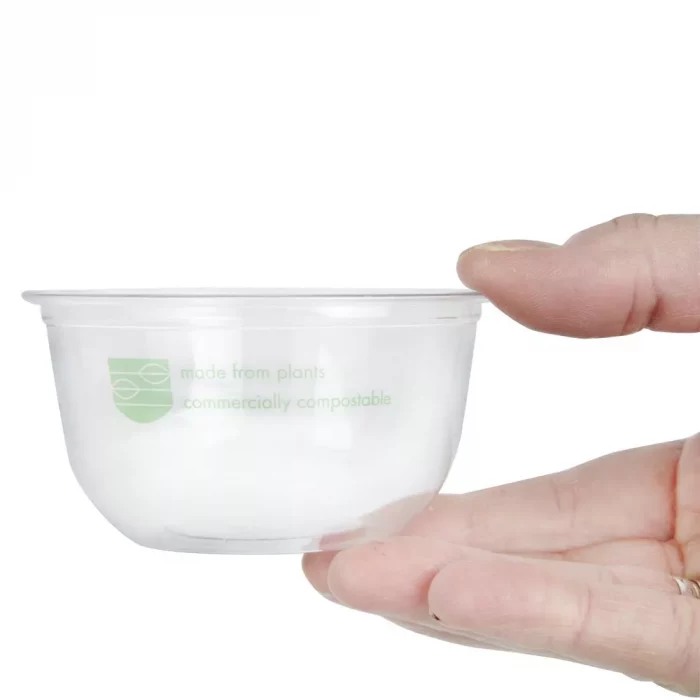 Vegware 96-Series Compostable PLA Deli Pots 8oz (Pack of 1000) - Image 5