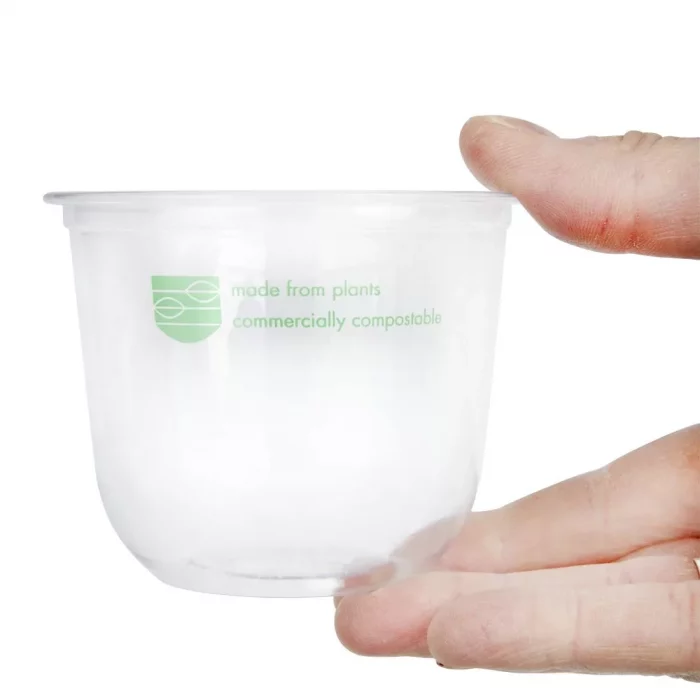 Vegware 96-Series Compostable PLA Deli Pots 12oz (Pack of 1000) - Image 5