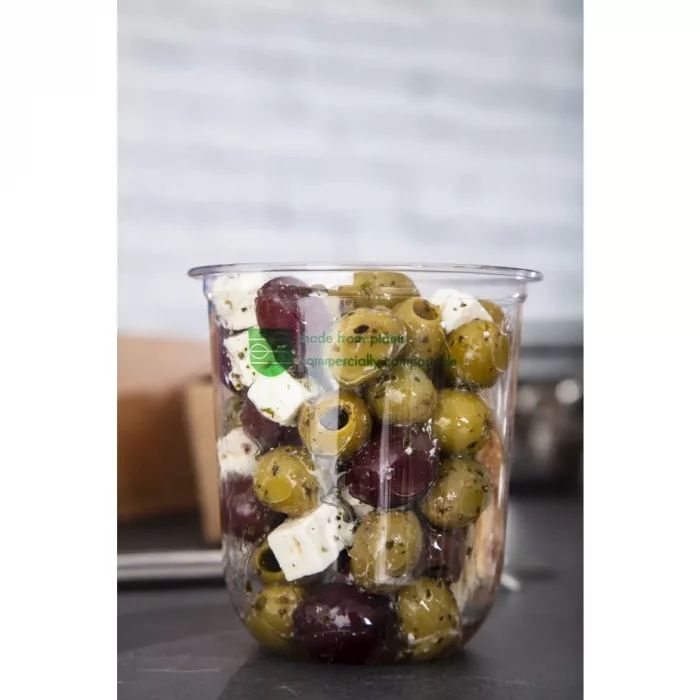 Vegware 96-Series Compostable PLA Deli Pots 16oz (Pack of 1000) - Image 6