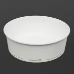 Vegware 185-Series Compostable Bon Appetit Wide PLA-lined Paper Food Bowls 32oz (Pack of 300) - Image 2