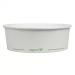 Vegware 185-Series Compostable Bon Appetit Wide PLA-lined Paper Food Bowls 32oz (Pack of 300) - Image 4