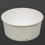 Vegware 185-Series Compostable Bon Appetit Wide PLA-lined Paper Food Bowls 48oz (Pack of 300) - Image 3