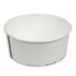 Vegware 185-Series Compostable Bon Appetit Wide PLA-lined Paper Food Bowls 48oz (Pack of 300) - Image 5