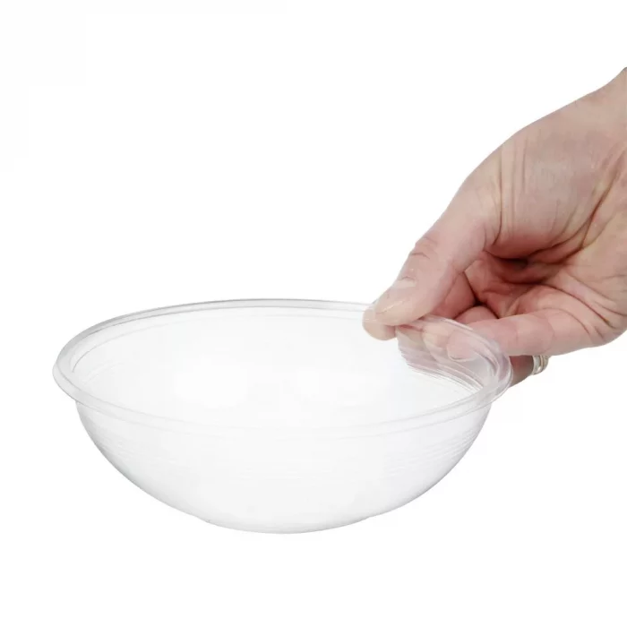 Vegware 185-Series Compostable Bon Appetit Wide PLA Salad Bowls 24oz (Pack of 300) - Image 6