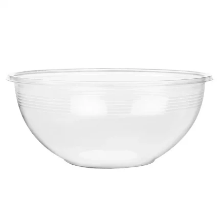 Vegware 185-Series Compostable Bon Appetit Wide PLA Salad Bowls 32oz (Pack of 300)