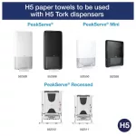 Tork PeakServe Continuous 1-Ply Hand Towels White (Pack of 12 x 410) - Image 5