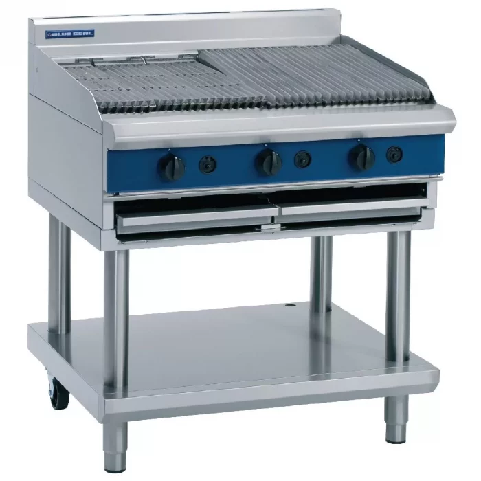 Blue Seal LPG Chargrill with Leg Stand G596-LS-LPG - Image 1