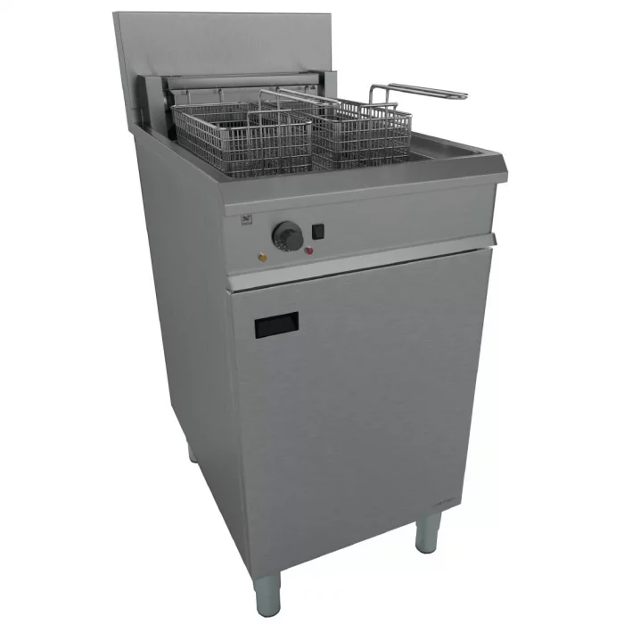 Falcon Chieftain Single Tank Twin Basket Free Standing Electric Fryer E1838 - Image 1