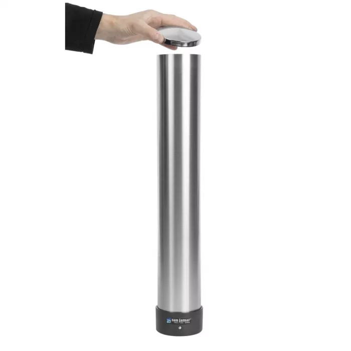 San Jamar Wall Mounted Cup Dispenser 6/10oz - Image 5