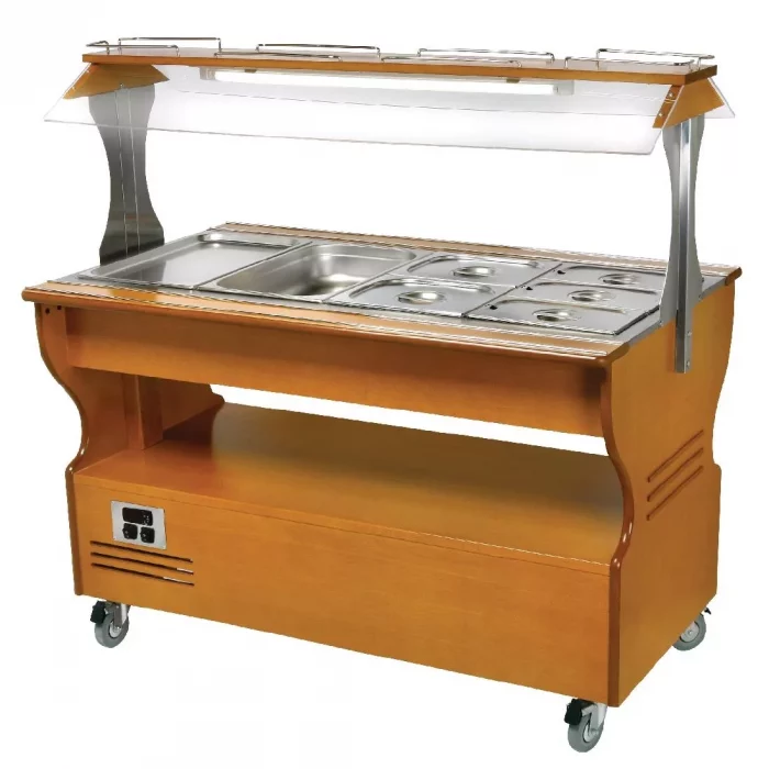 Roller Grill Chilled / Warm Salad Bar Light SB40M - Image 1