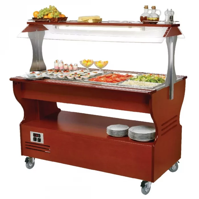 Roller Grill Warm Salad Bar Dark SB40C - Image 2