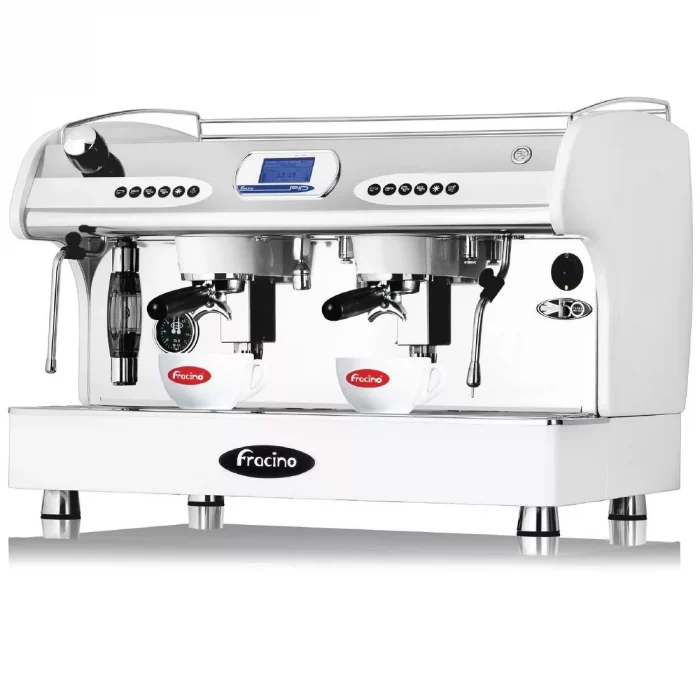 Fracino PID Espresso Coffee Machine 2 Group White PID2 - Image 1