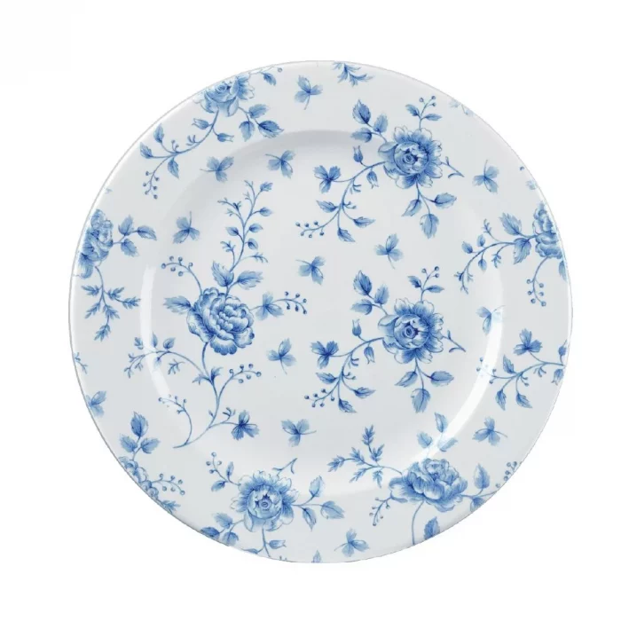Churchill Vintage Prints Plates Prague Rose Print 276mm (Pack of 6) - Image 1
