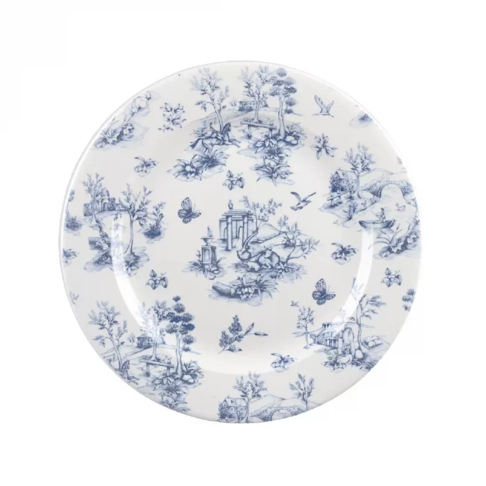 Churchill Vintage Prints Plates Prague Toile Print 276mm (Pack of 6) - Image 1
