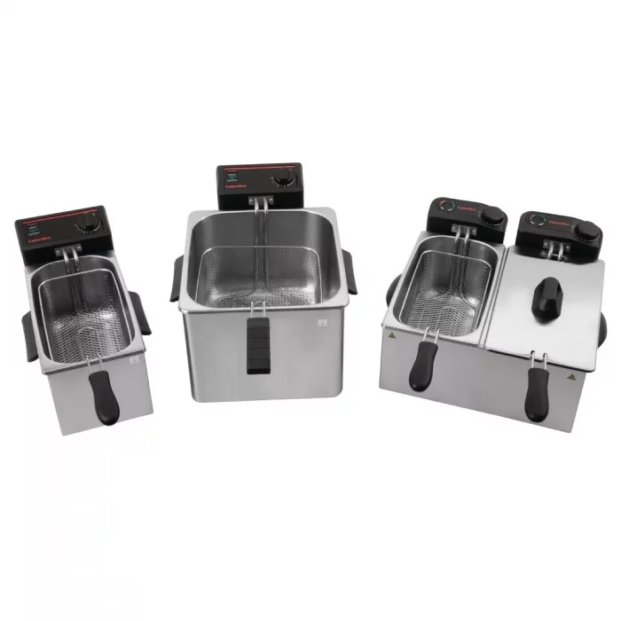 Caterlite Light Duty Single Tank Single Basket Countertop Electric Fryer 3kW - Image 3