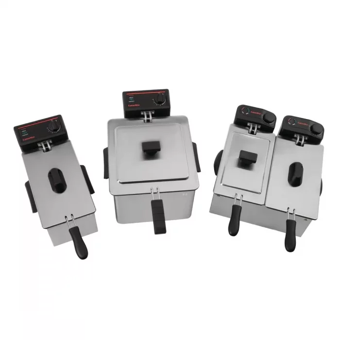 Caterlite Light Duty Single Tank Single Basket Countertop Electric Fryer 3kW - Image 5
