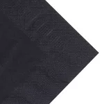 Duni Dinner Napkin Black 40x40cm 3ply 1/8 Fold (Pack of 1000) - Image 2