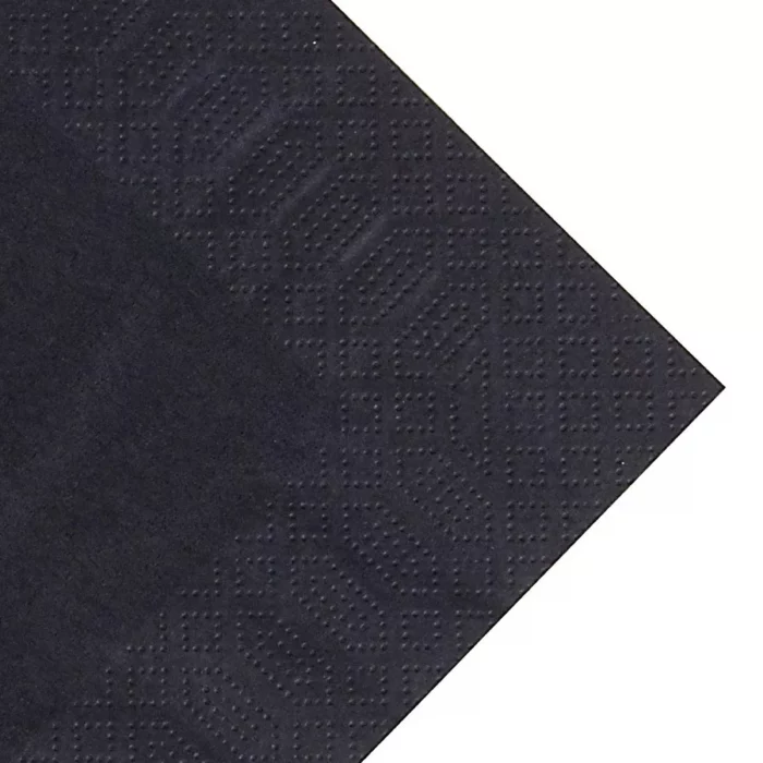 Duni Dinner Napkin Black 40x40cm 3ply 1/8 Fold (Pack of 1000) - Image 2