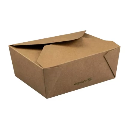 Vegware Compostable Paperboard Food Boxes No.8 1300ml / 46oz (Pack of 300)