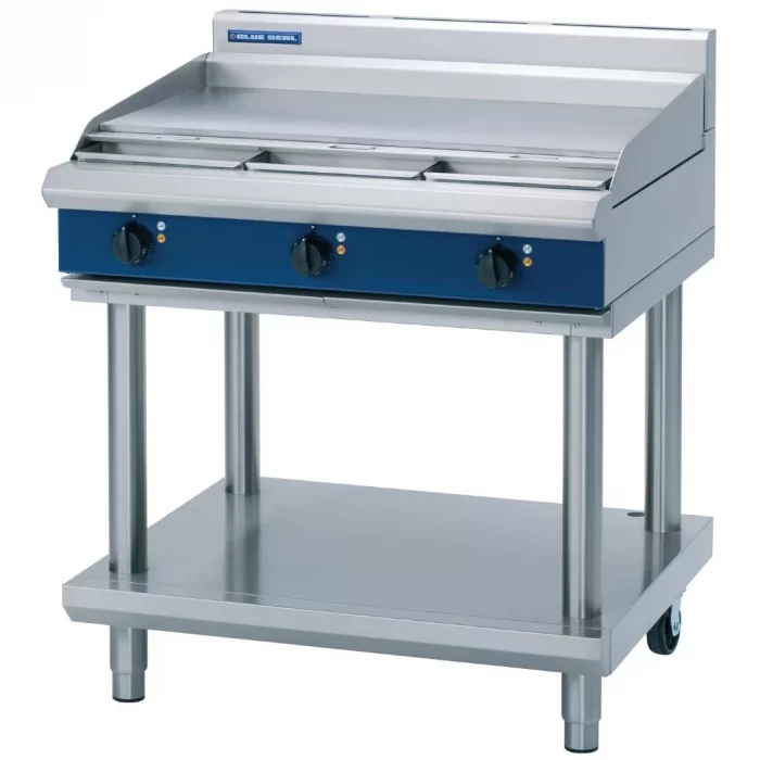Blue Seal Evolution Electric Cooktop Griddle on Stand 900mm E516A-LS - Image 1