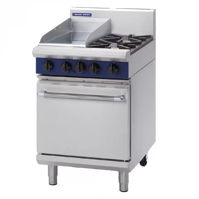 Blue Seal Evolution 2 Burner/Griddle Static Oven LPG 600mm G504C/L - Image 1