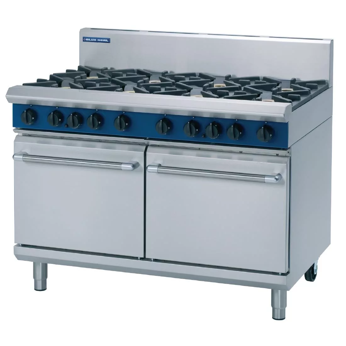 gk367-p_gk367-n-blueseal.jpg Blue Seal Evolution 8 Burner Double Static Oven Nat Gas 1200mm G528D/N - Image 1