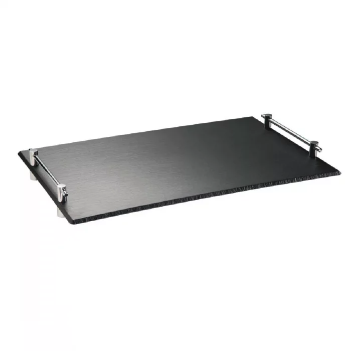 APS Slate Effect Melamine Stacking Tray GN 1/1 - Image 1