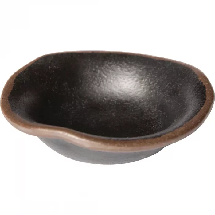 APS Marone Melamine Rustic Bowl 115mm - Image 1
